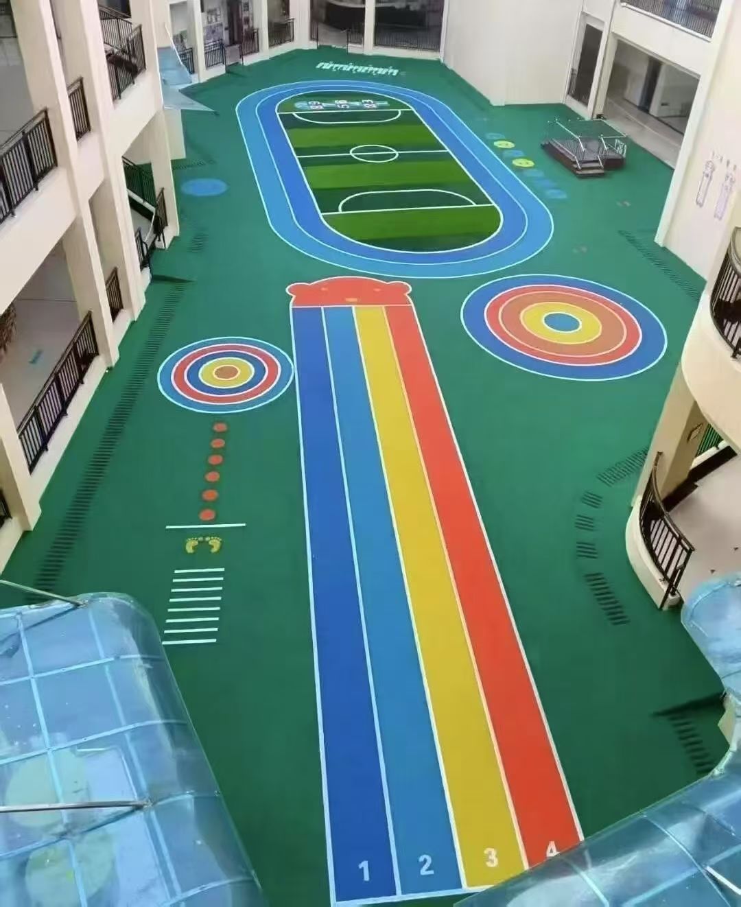 南阳市幼儿园塑胶跑道半预制型跑道 - 排名